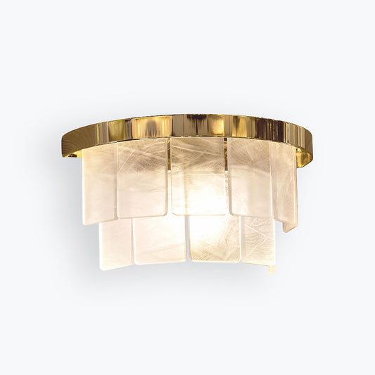 Savile Row Wall Light in Hand-carved Lucite