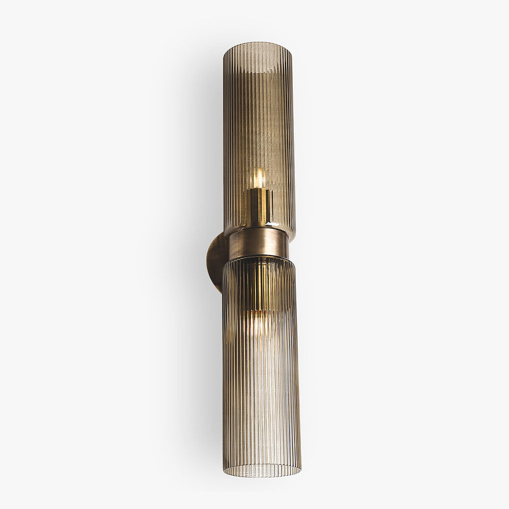 Zeus Wall Light in Smoke Murano Glass