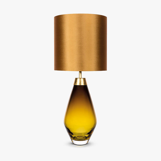 Bijou Small Lamp in Amber Gold