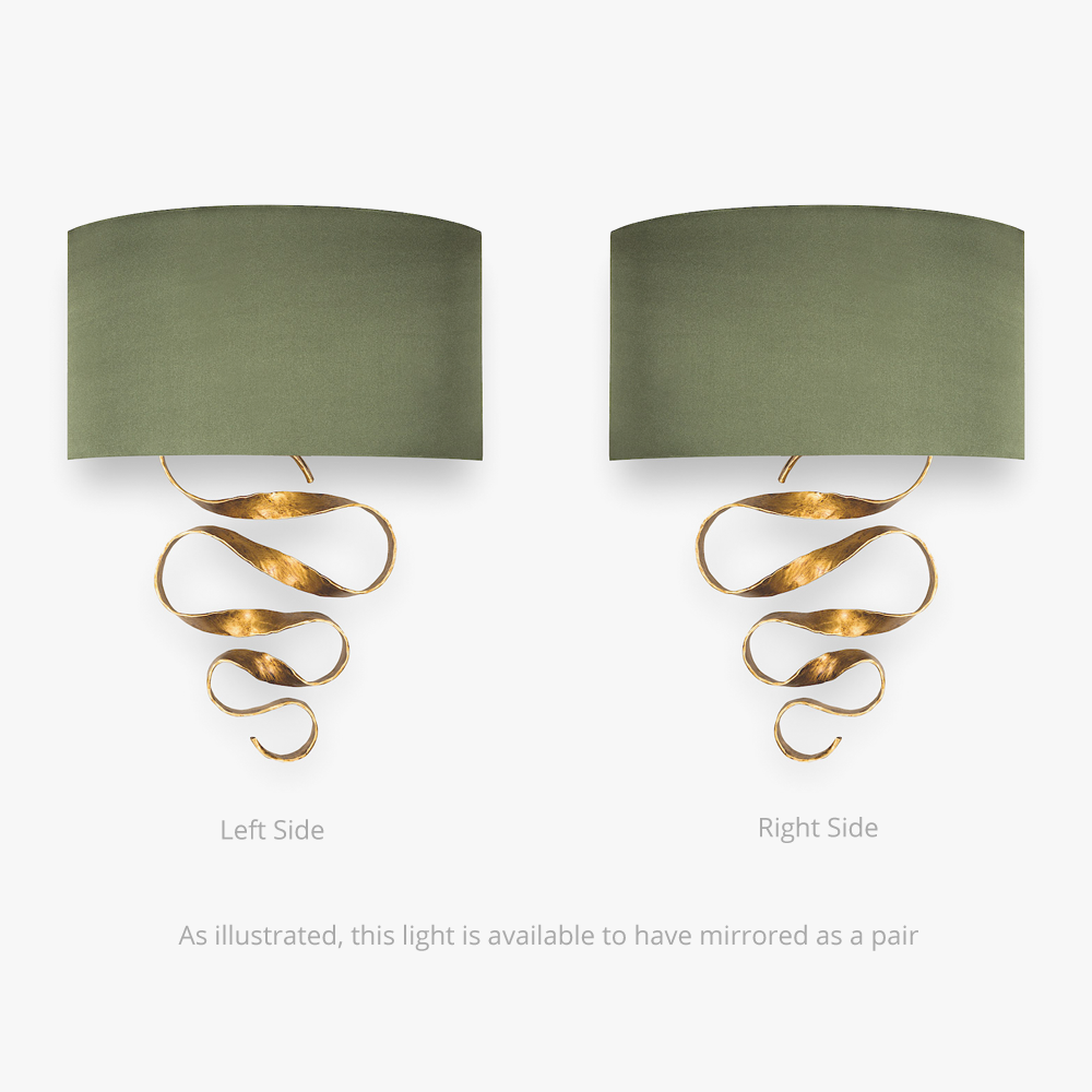 Prima Wall Light in Antique Gold