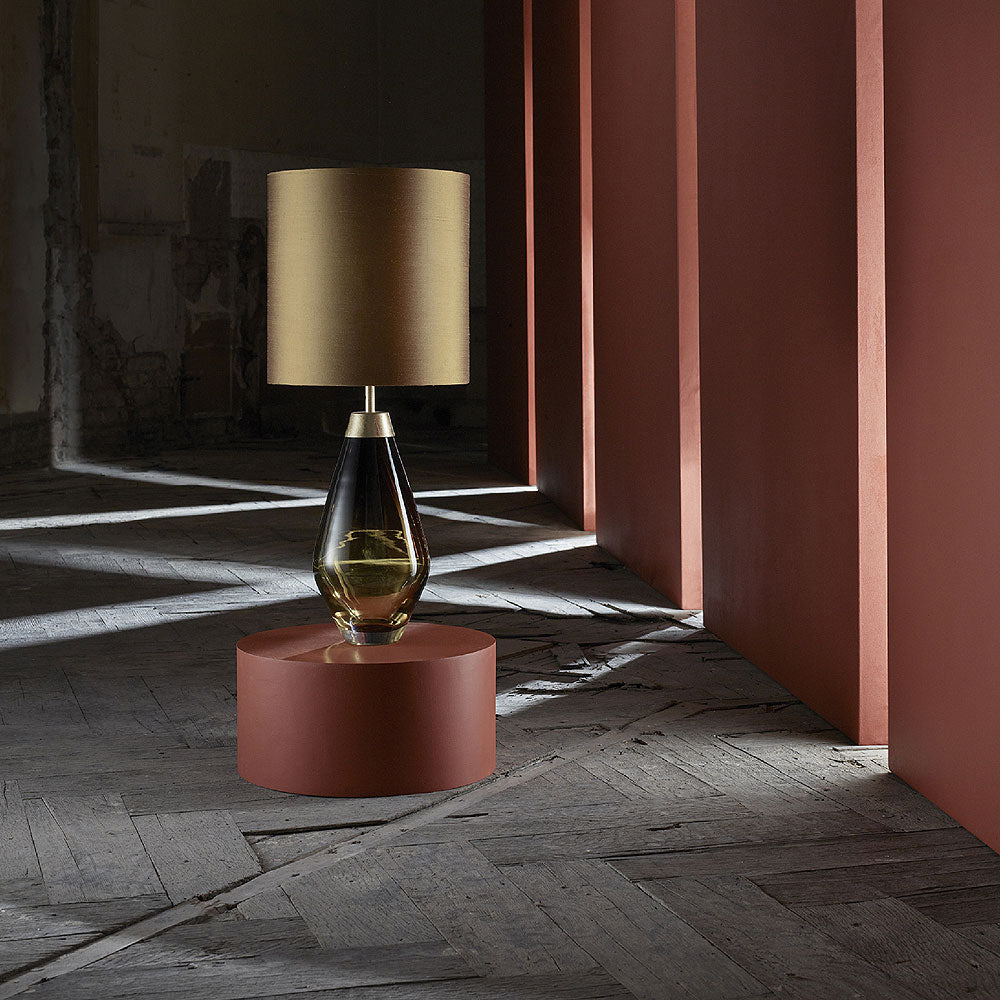 Bijou Small Lamp in Amber Gold