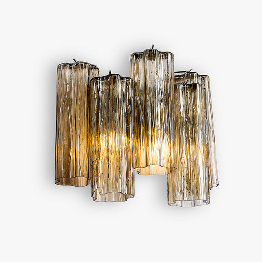 Pentagon Wall Light in Smoke