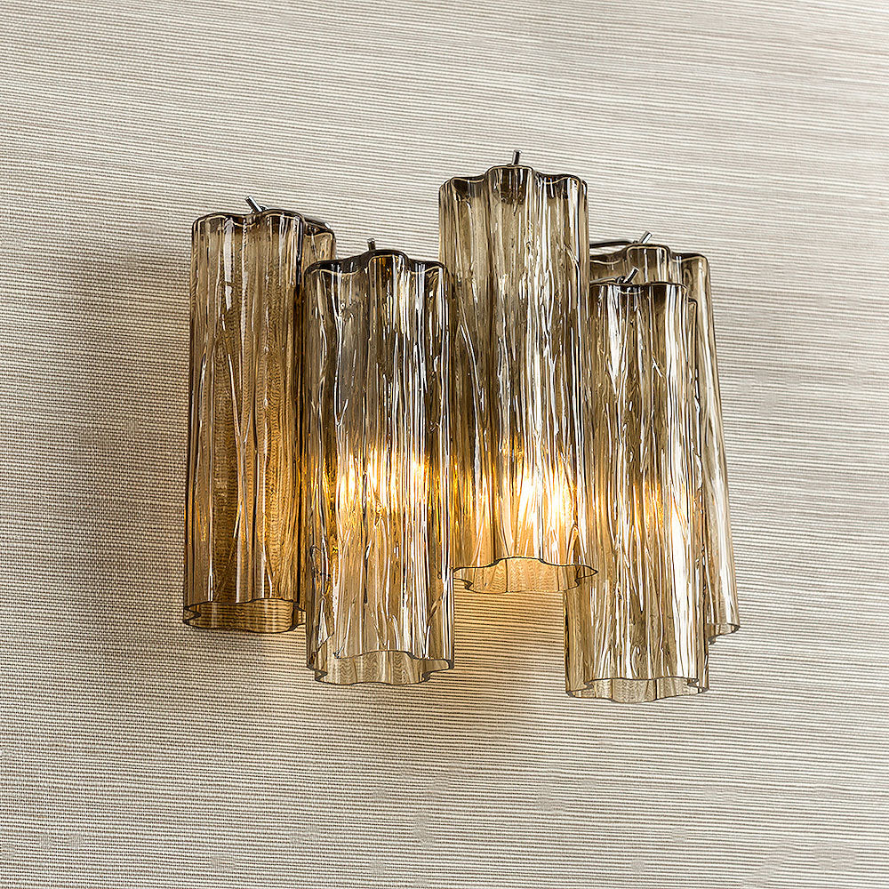 Pentagon Wall Light in Smoke