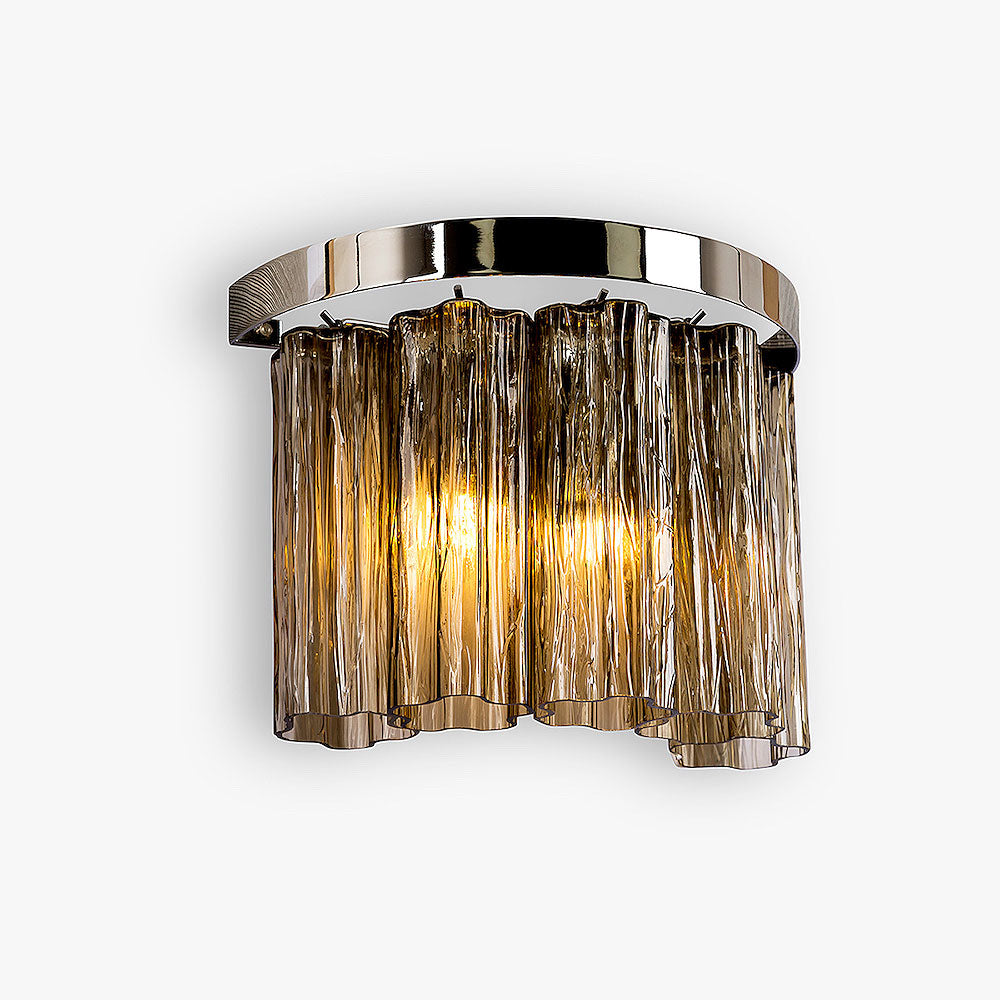 Pentagon 2 Wall Light in Smoke