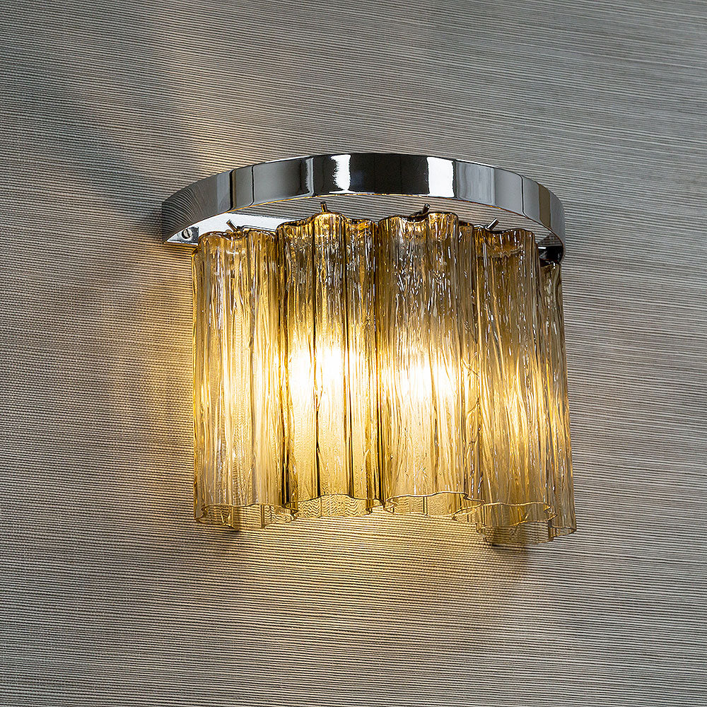 Pentagon 2 Wall Light in Smoke