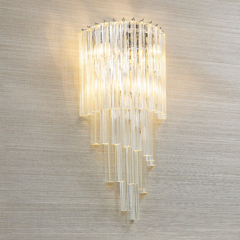 Waterfall Wall Light in Clear