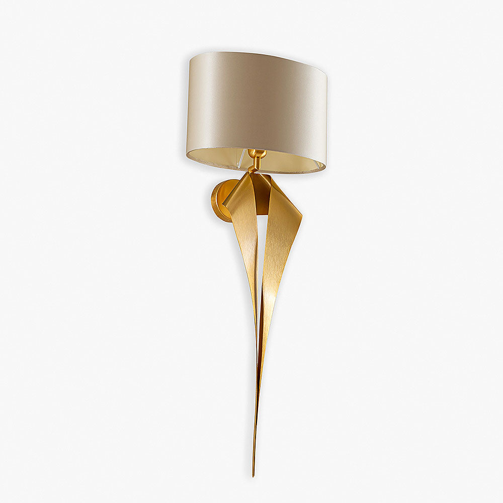 Dart Wall Light in Brushed Gold