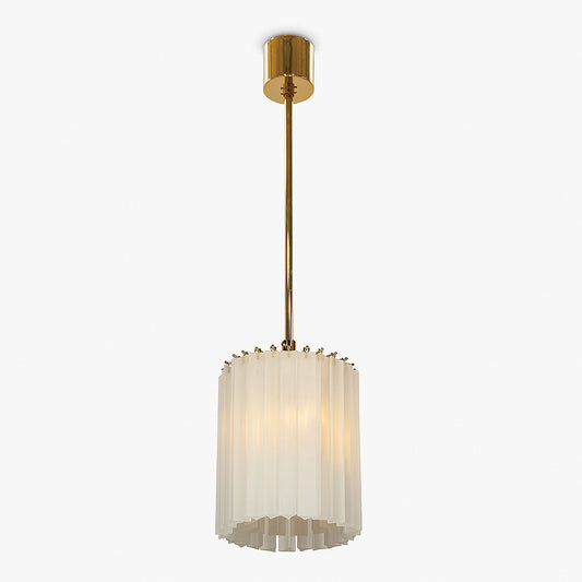 Concave Drum Pendant in Satin