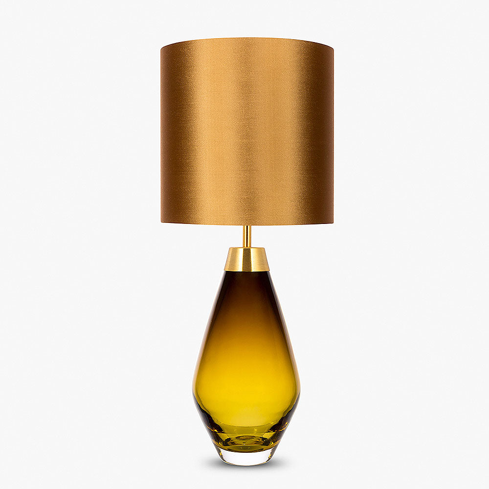Bijou Small Lamp in Amber Gold