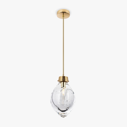 Acorn Pendant in Polished Brass