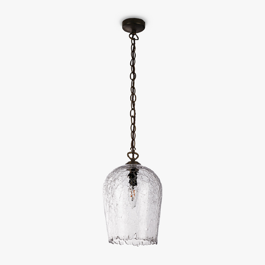 Rime Pendant in Old English Brass