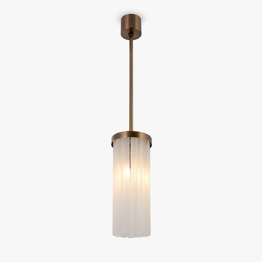 Small Circular Pendant in Satin