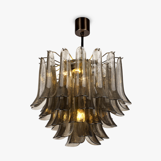 Dahlia Chandelier in Smoke