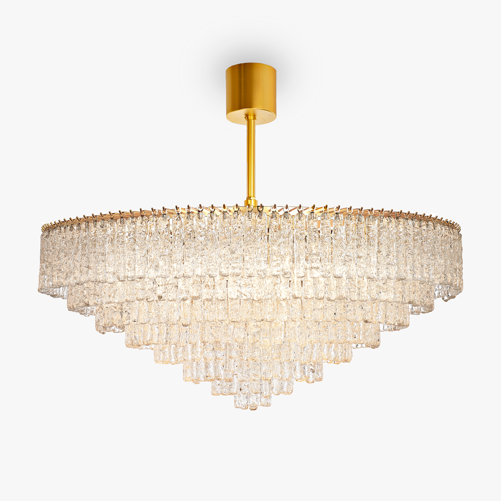 Villanova 2 Chandelier in Polished Gold