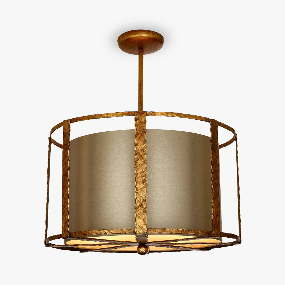 Aviary Ceiling Light in Antique Gold