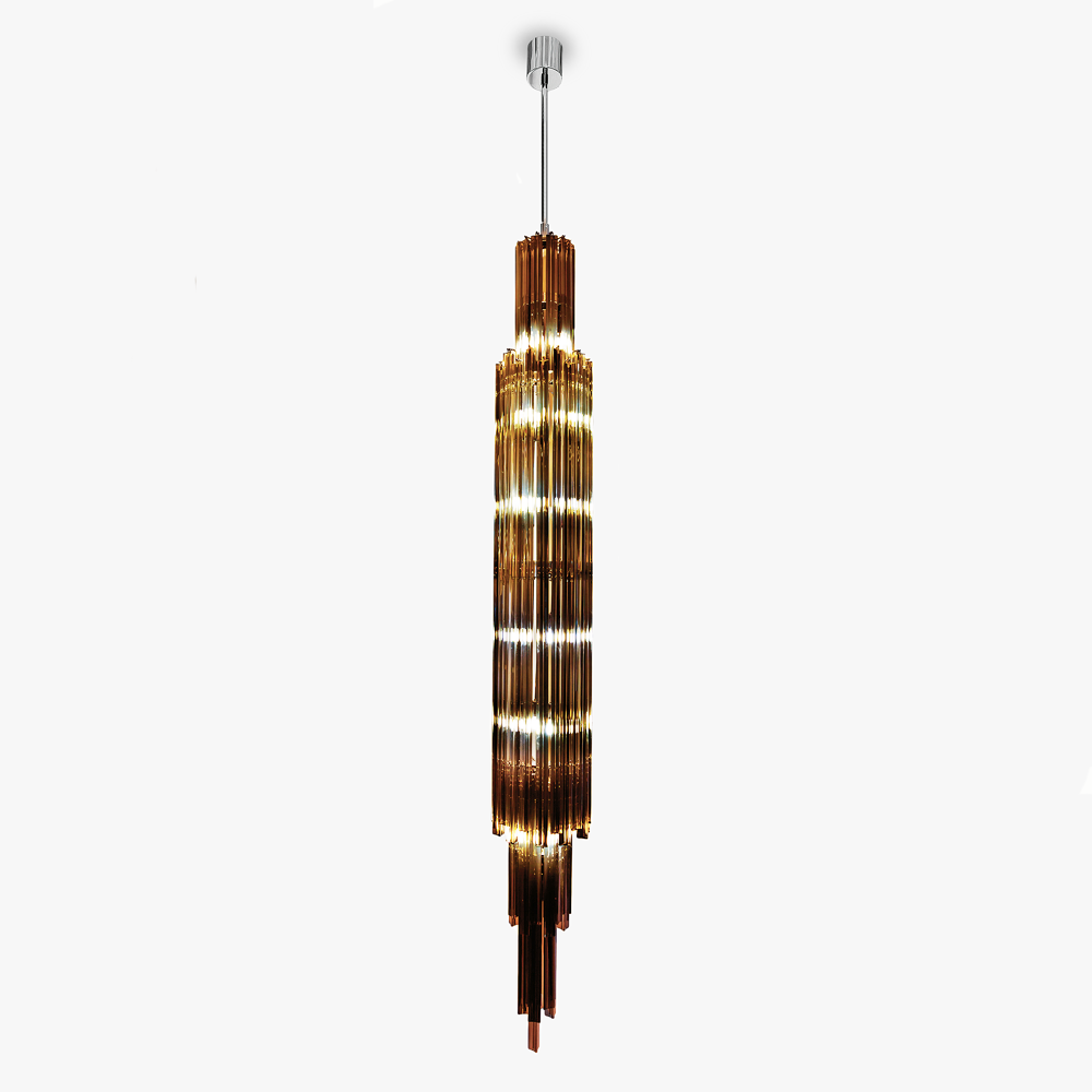 Alto Chandelier in Smoke