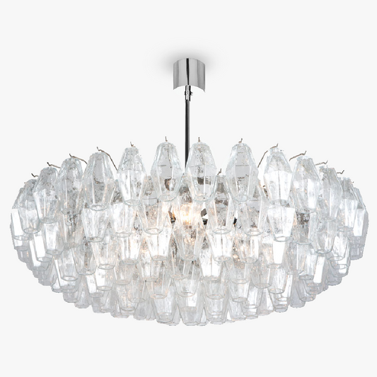 Poly Chandelier in Clear