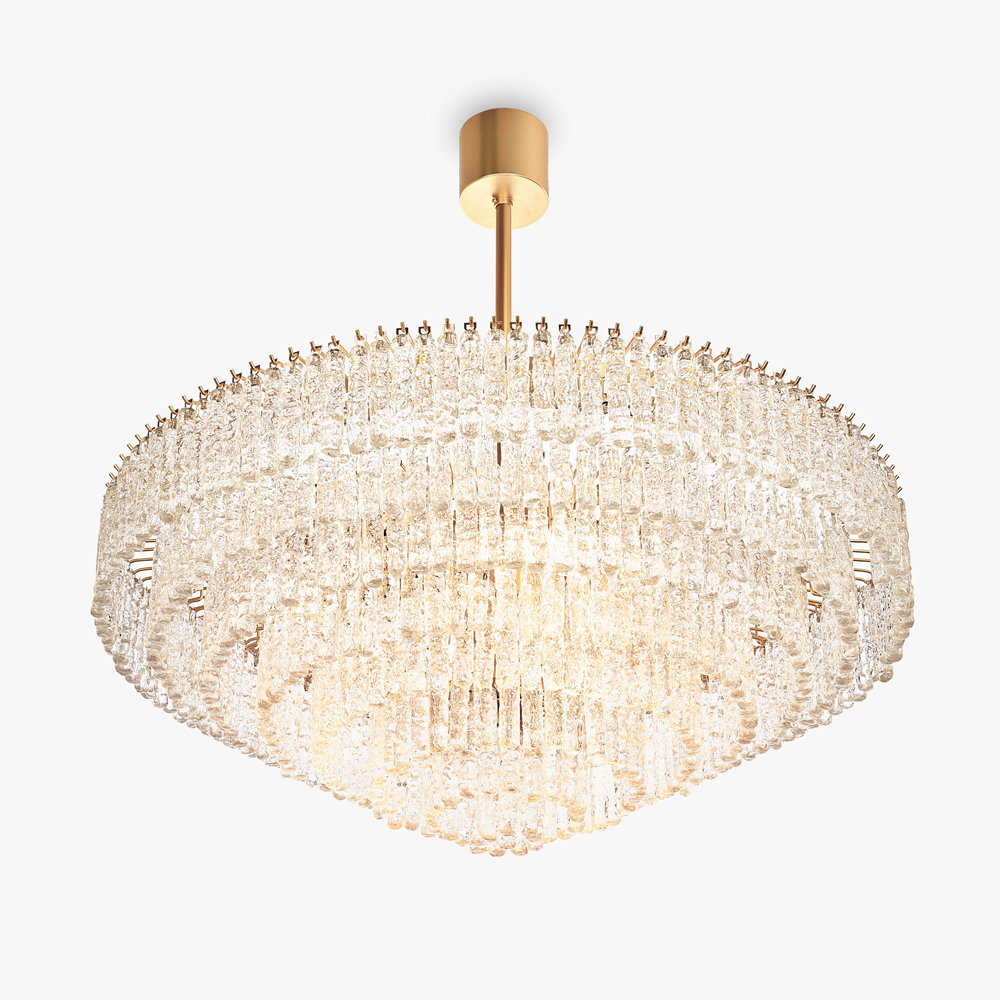 Villanova 2 Chandelier in Polished Gold