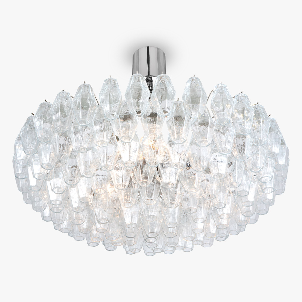 Poly Chandelier in Clear