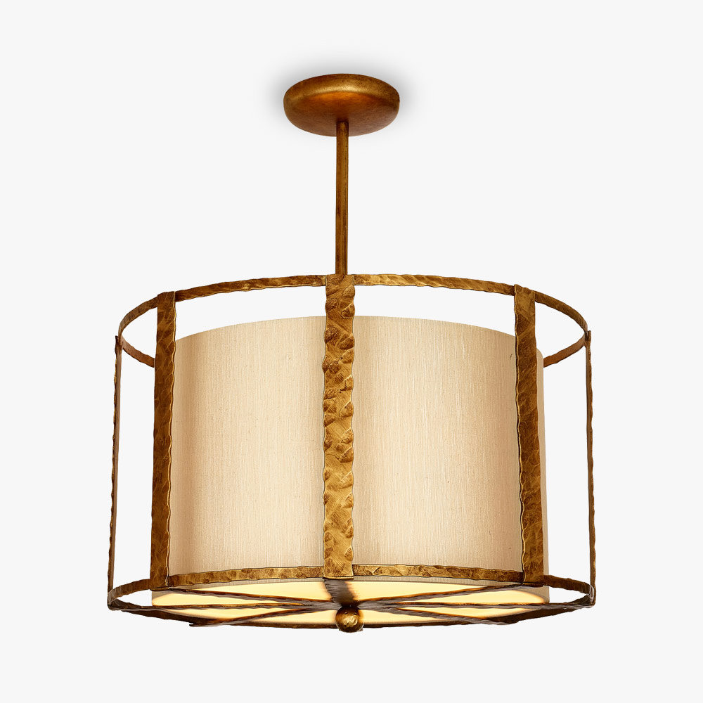 Aviary Ceiling Light in Antique Gold