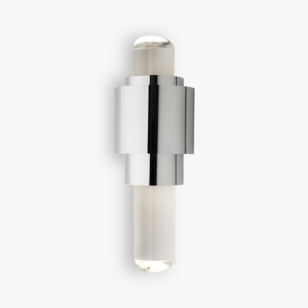Faro Wall Light Small in Polished Nickel