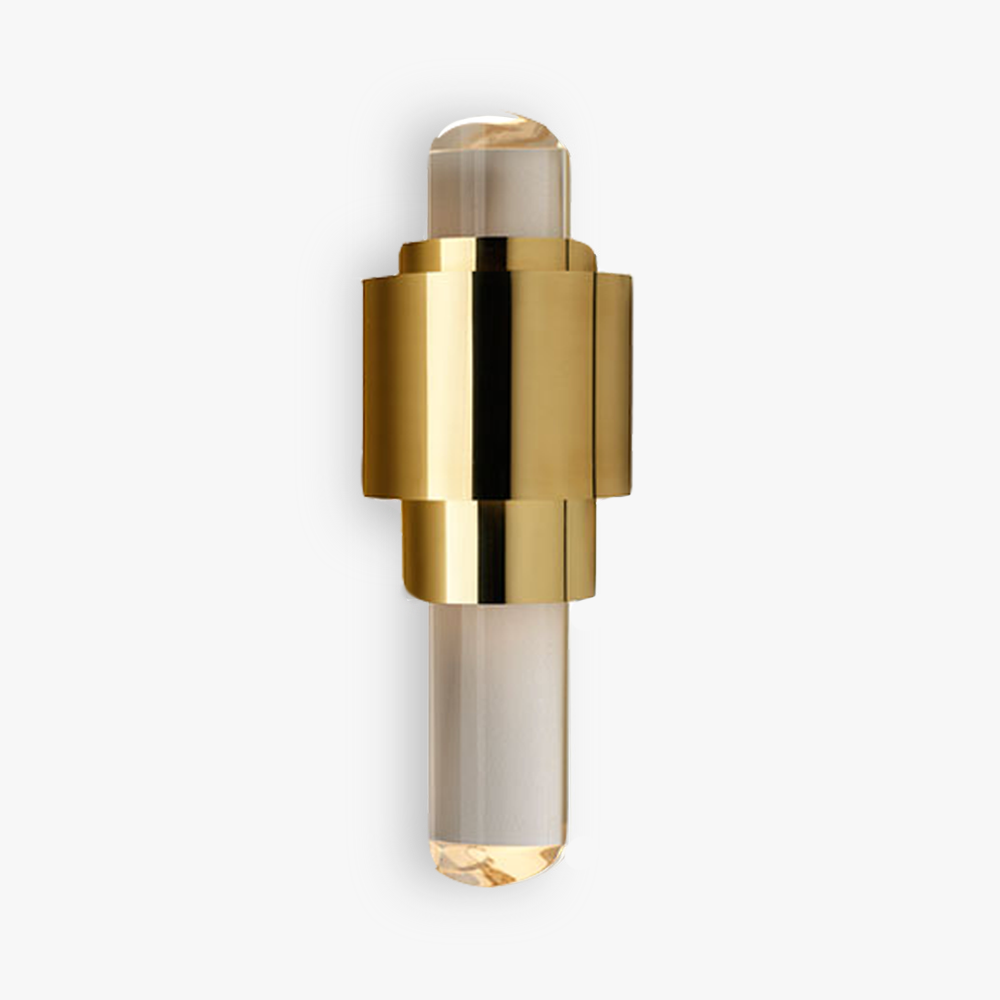 Faro Wall Light Large in Polished Gold
