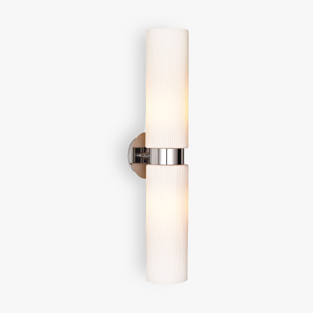 Zeus Wall Light in White Murano Glass