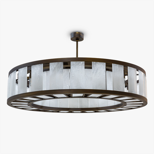 Facet Chandelier Round