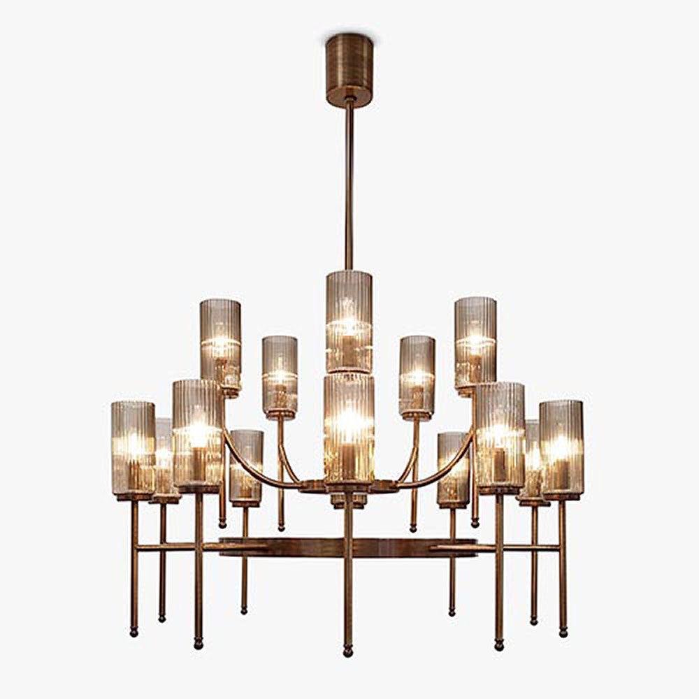 Zeus Orbit Chandelier in Smoke