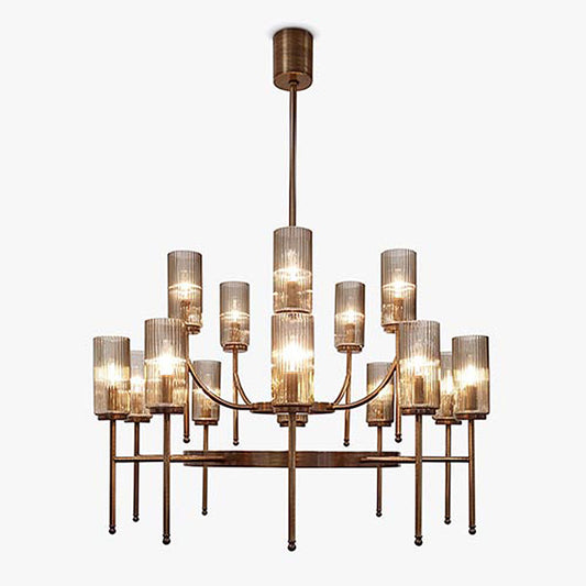Zeus Orbit Chandelier in Smoke
