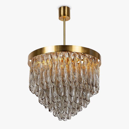 Ribbon Chandelier in Clear