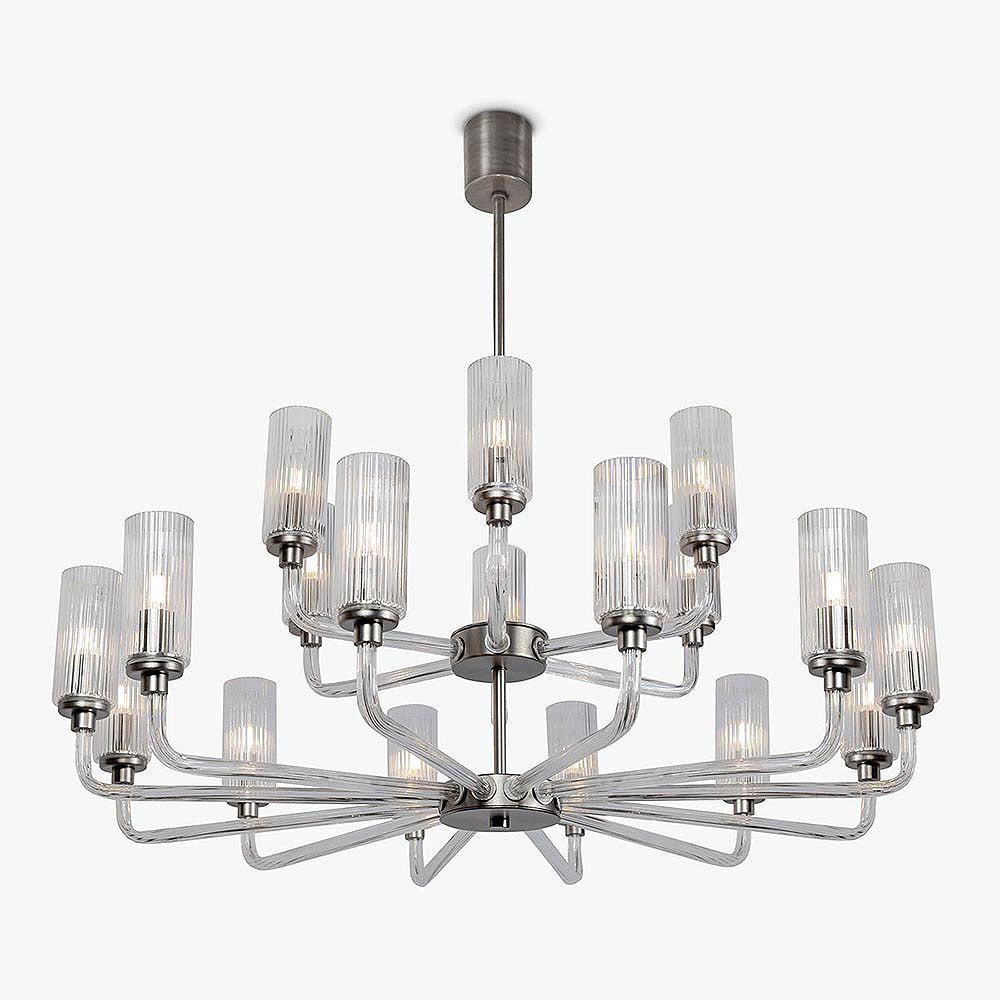 Zeus Chandelier in Clear