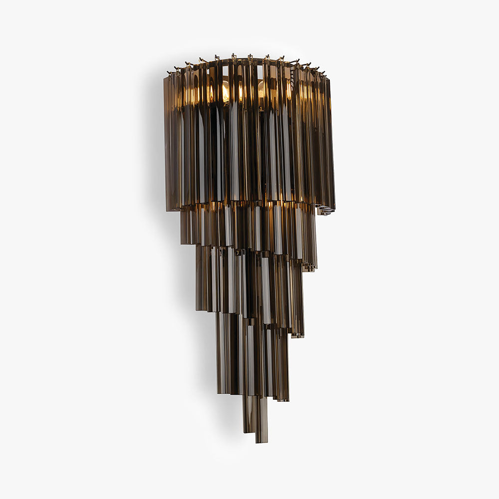 Waterfall Wall Light in Smoke