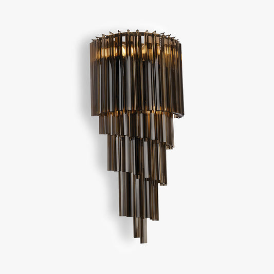 Waterfall Wall Light in Smoke