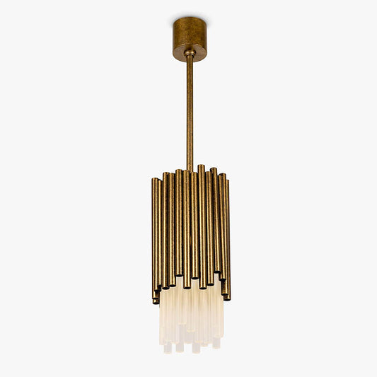 Battersea Pendant in Stippled Gold