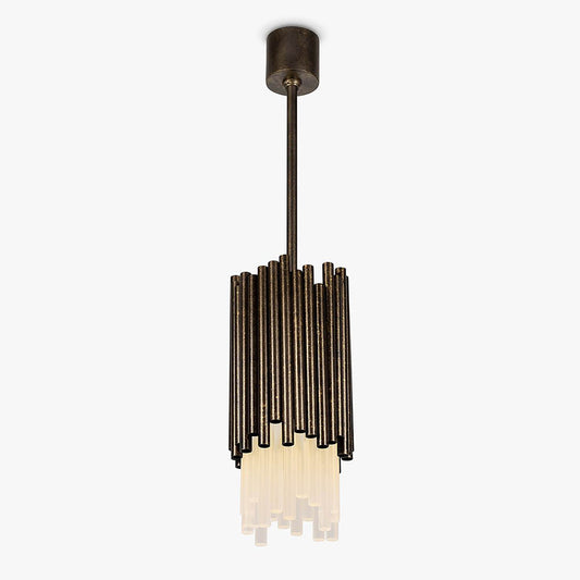 Battersea Pendant in Stippled Bronze