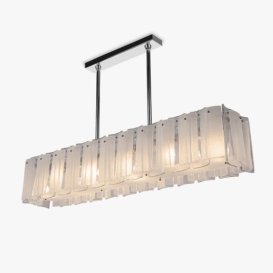 Lunar Chandelier in Polished Nickel