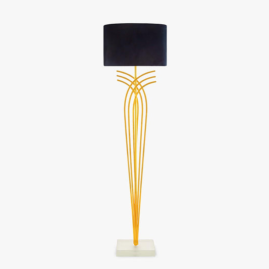 Brandt Floor Lamp in Satin Clear