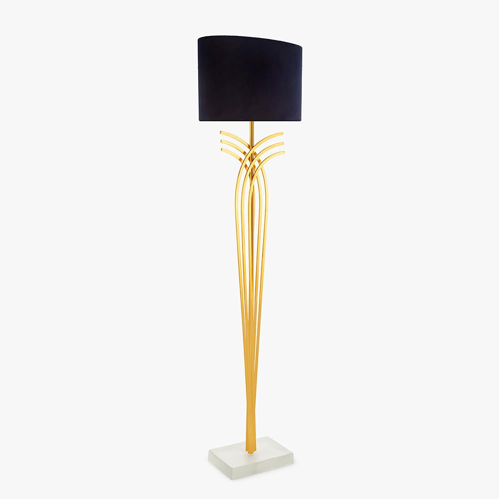 Brandt Floor Lamp in Gloss Black