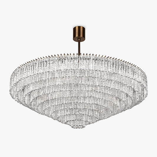 Villanova 2 Chandelier in Brushed Bronze
