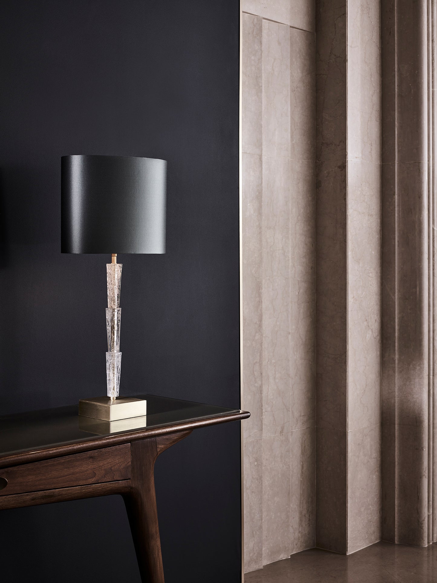 Nilssen Lamp in Brushed Gold