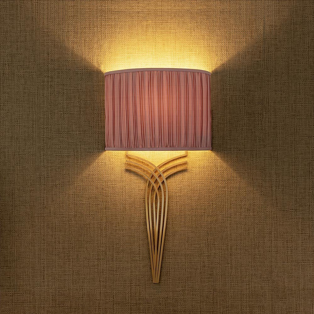 Brandt Wall Light in Brushed Gold