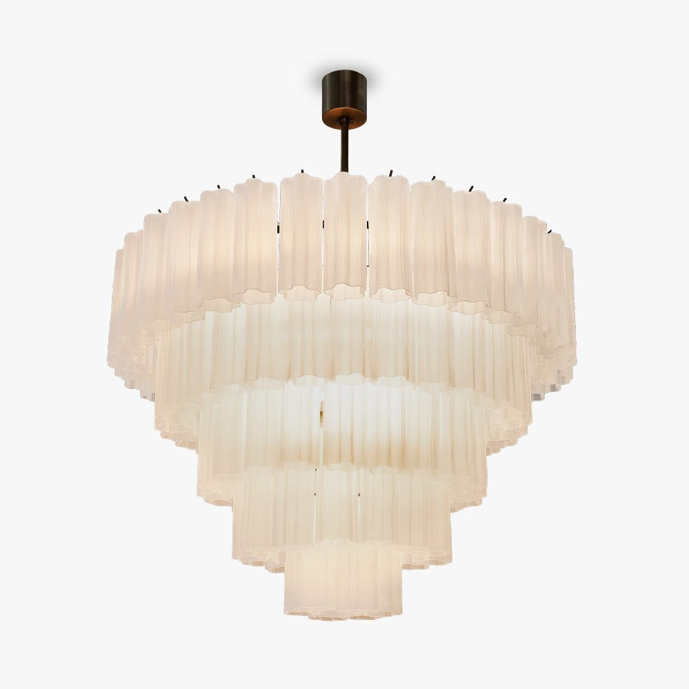 Pentagon 2 Chandelier in Satin