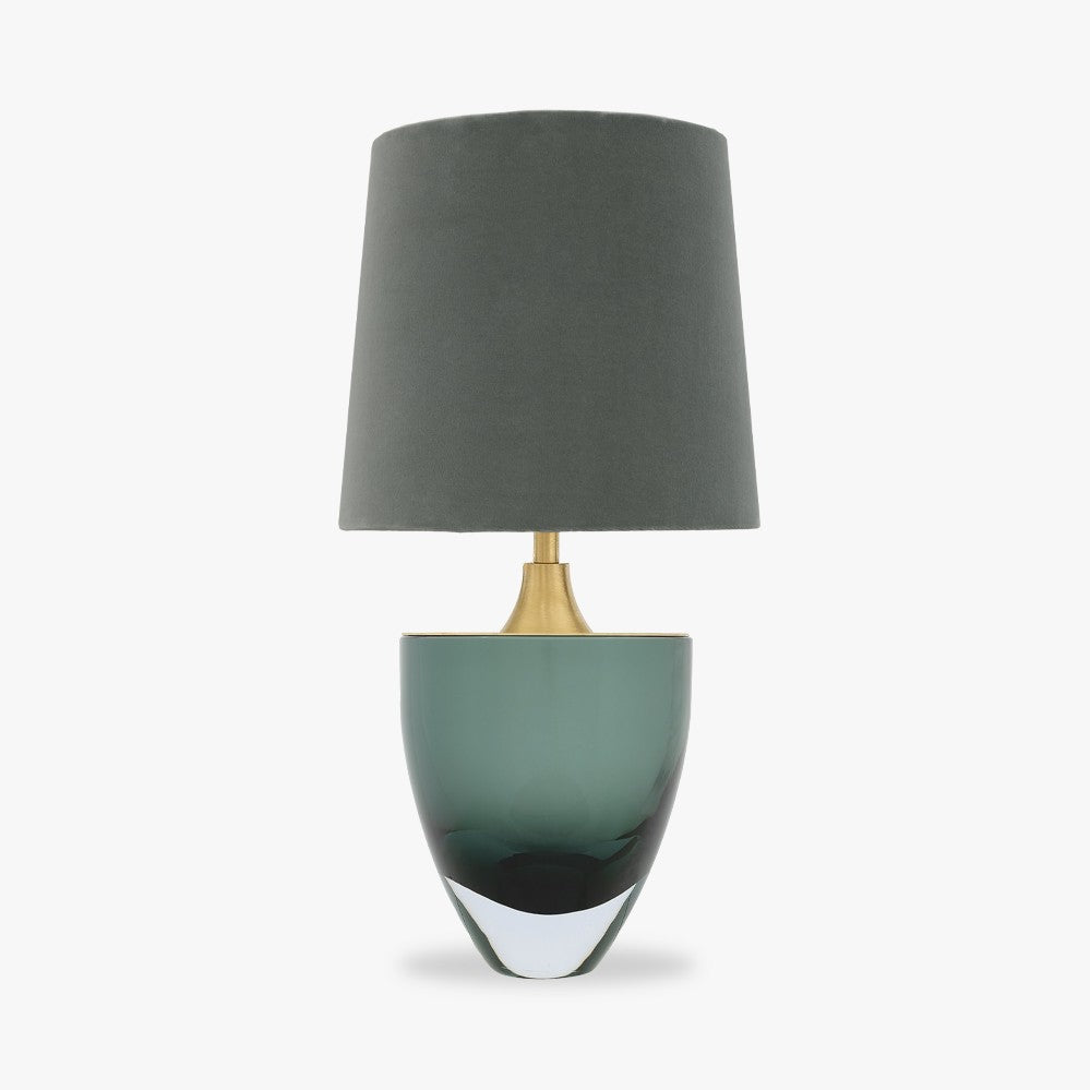 Chalice Small Lamp in Petrol Blue