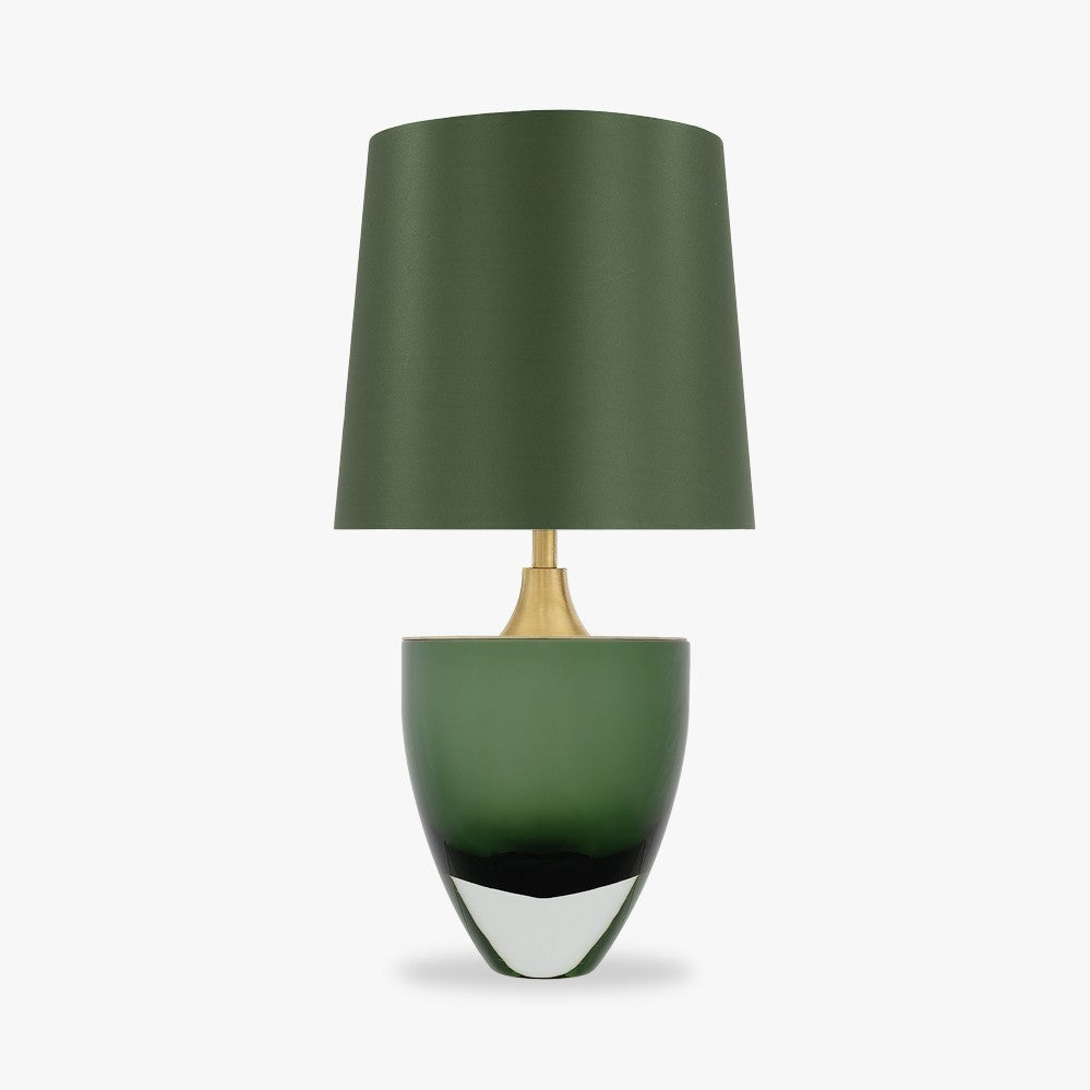 Chalice Small Lamp in Forest Green