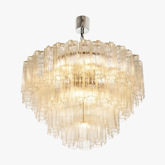 Pentagon 2 Chandelier in Clear