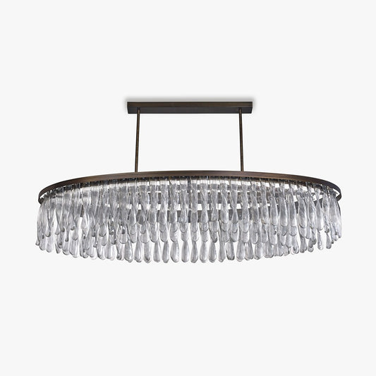 Triple Oval Ribbon Chandelier