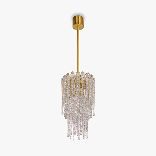 Ice Pendant in Brushed Gold