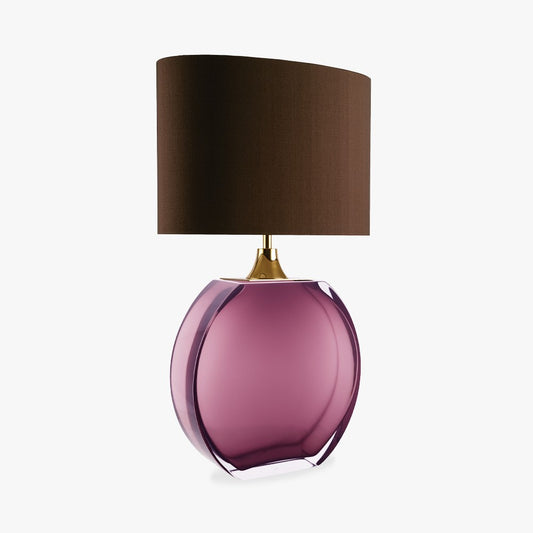 Diamond Solitaire Large Lamp in Amethyst