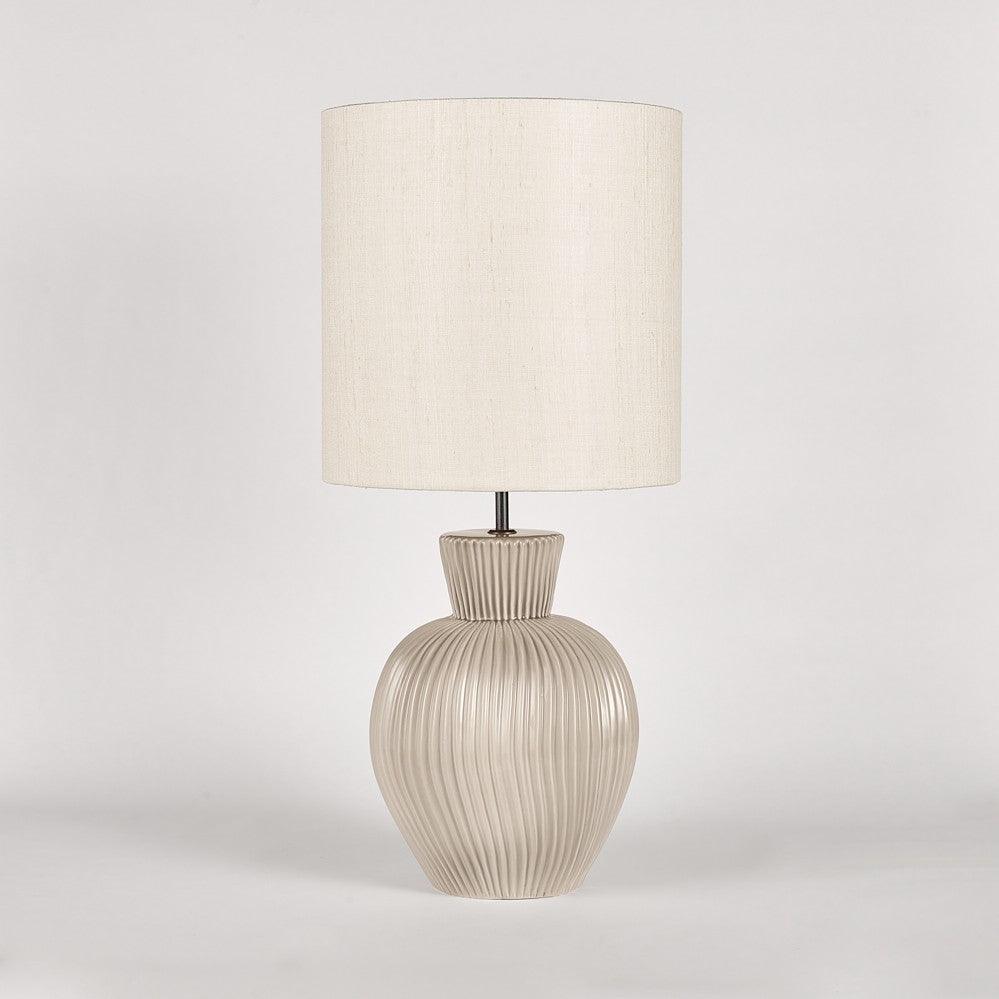 Rille Lamp in Earl Grey